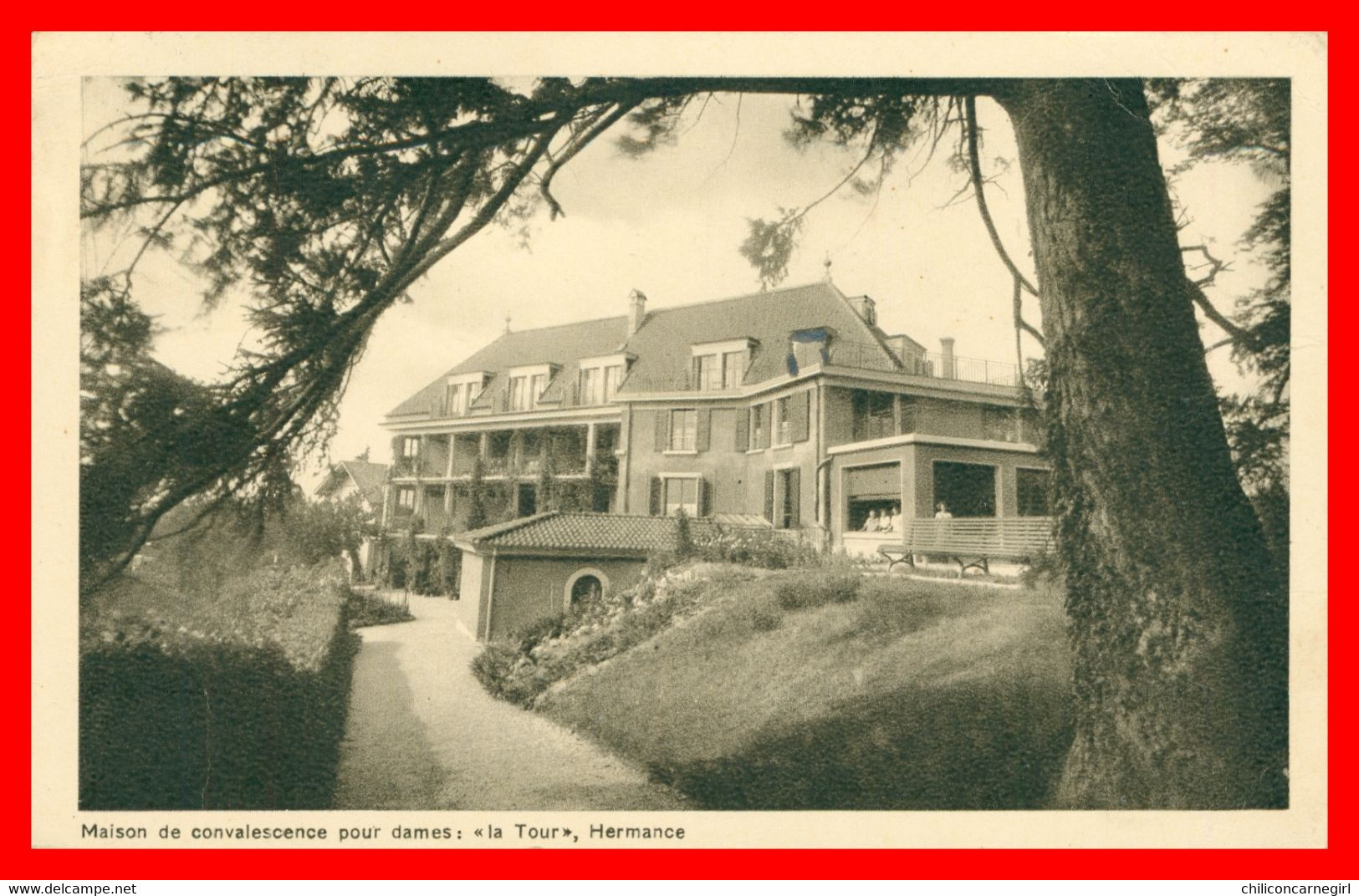 * Cpsm - HERMANCE - Maison De Convalescence Pour Dames - Tour - 1952 - Hermance