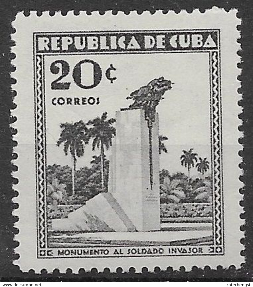 Cuba Mh* 6 Euros 1933 - Unused Stamps