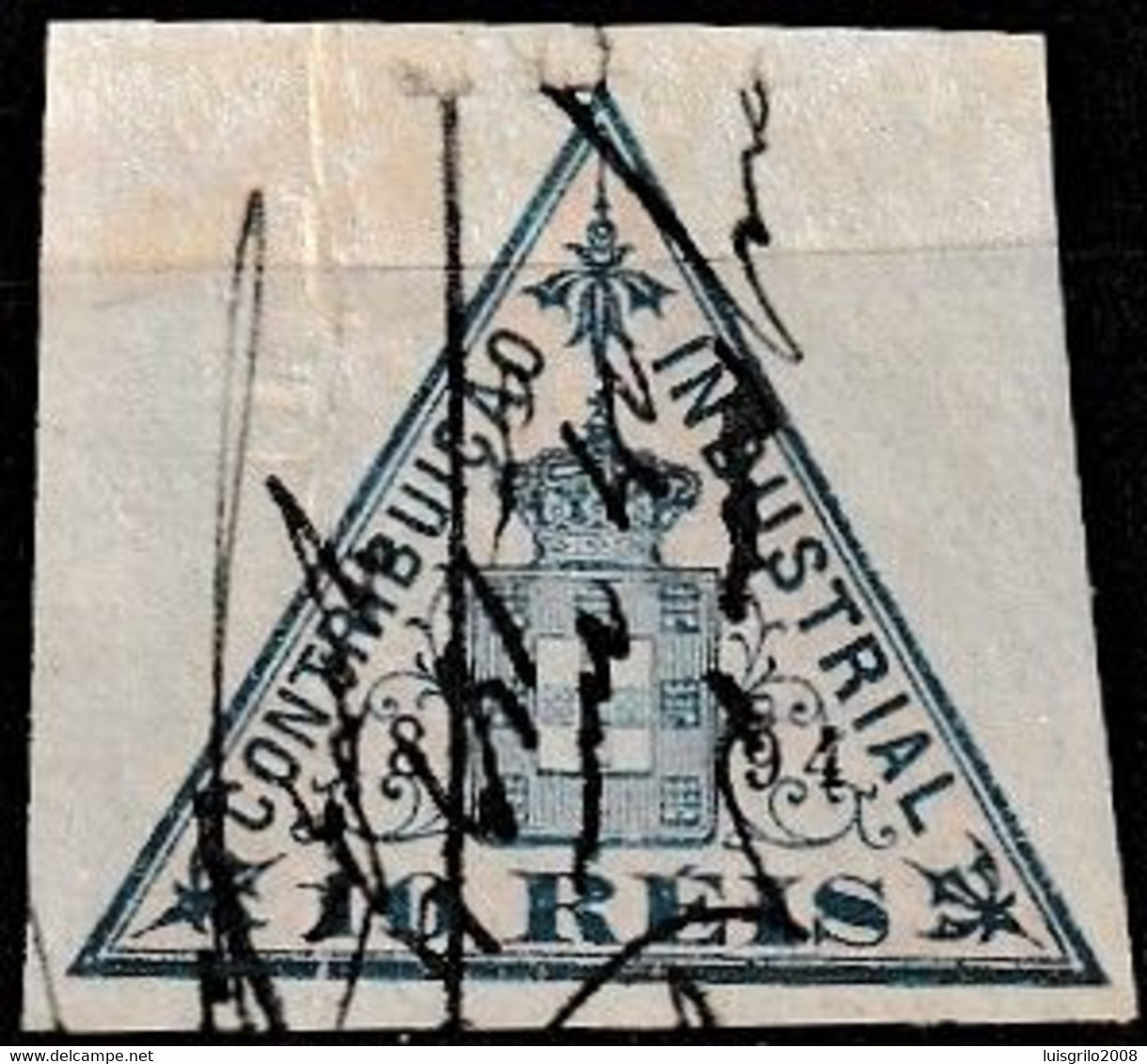 Revenue / Fiscaux / Fiscal, Portugal -|- Contribuição Industrial 1894 . 10 Réis - Used Stamps