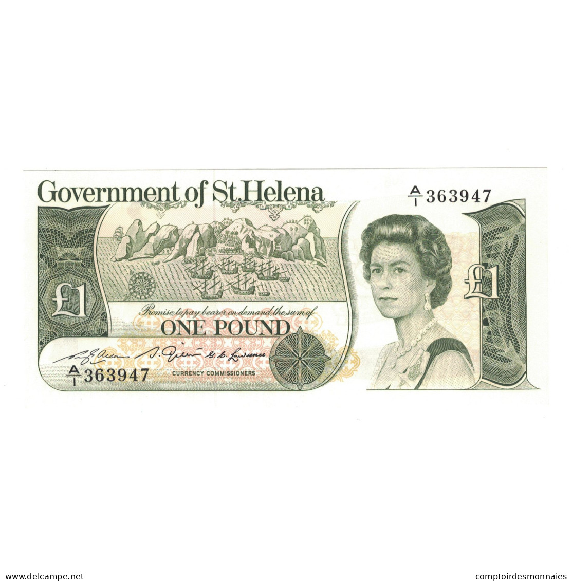 Billet, Sainte-Hélène, 1 Pound, Undated (1981), KM:9a, NEUF - St. Helena