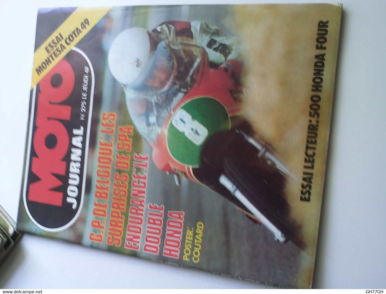 MOTO JOURNAL N°275 -8 JUILLET 1976 - Moto