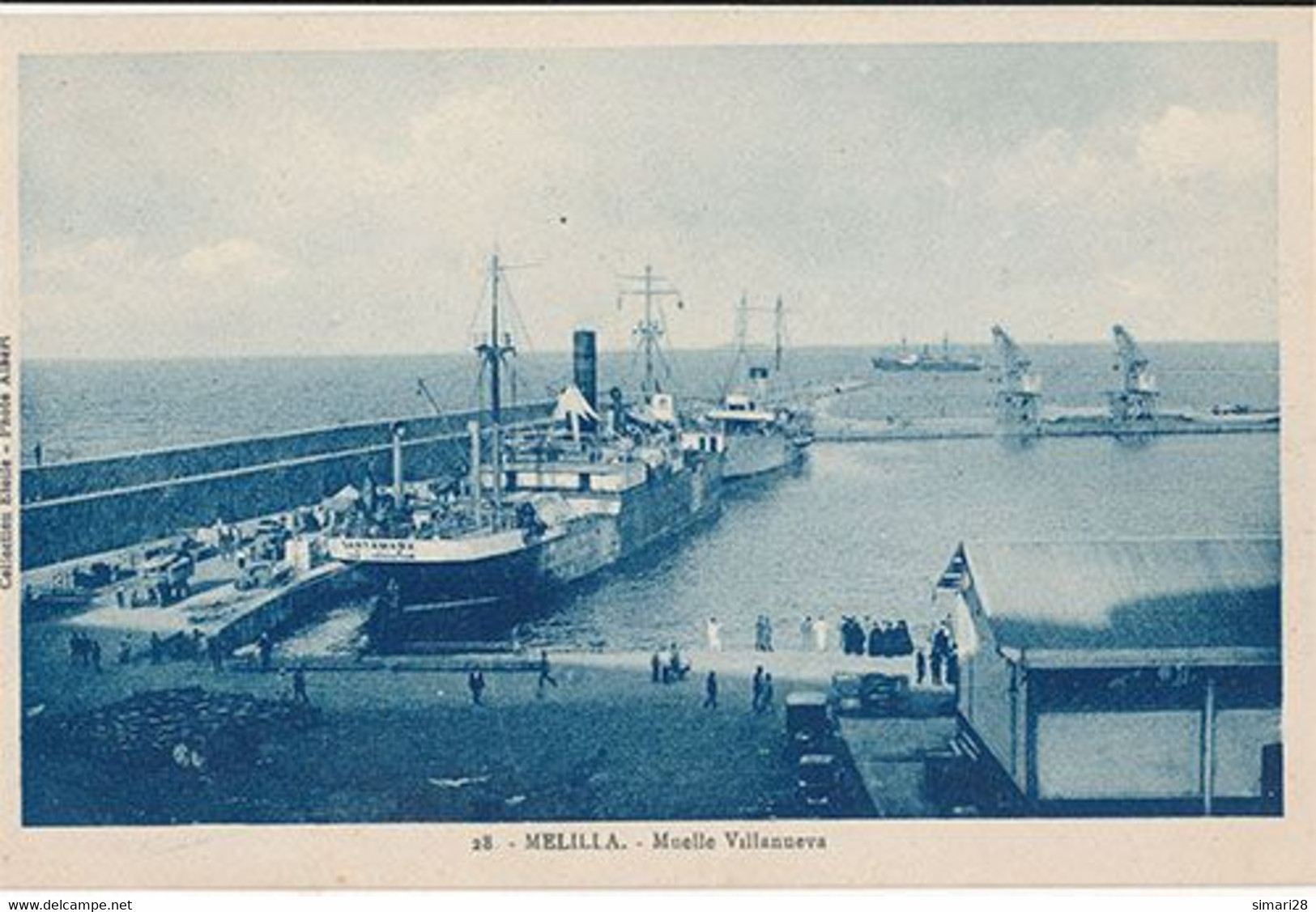 MELILLA - N° 28 - MUELE VILLANUEVA (CP DE CARNET) - Melilla