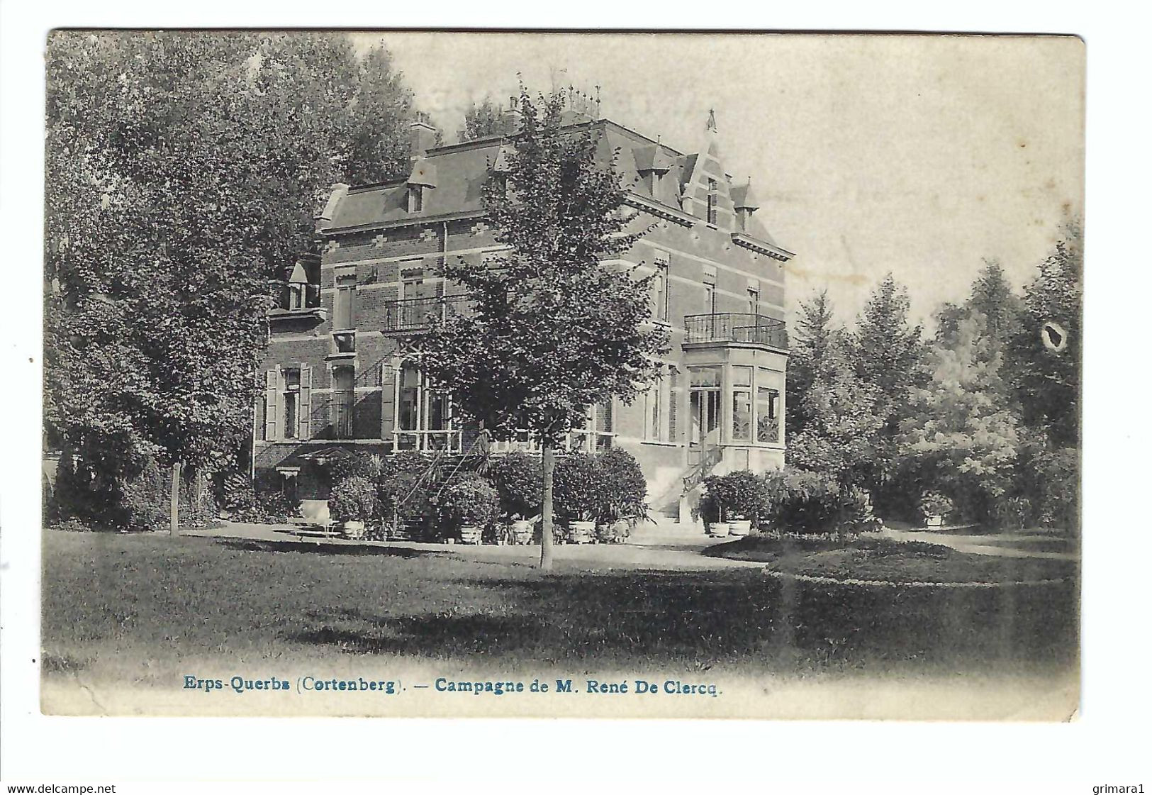 Erps-Kwerps  Erps-Querbs (Cortenberg)  -  Campagne De M. René De Clercq  1907 - Kortenberg