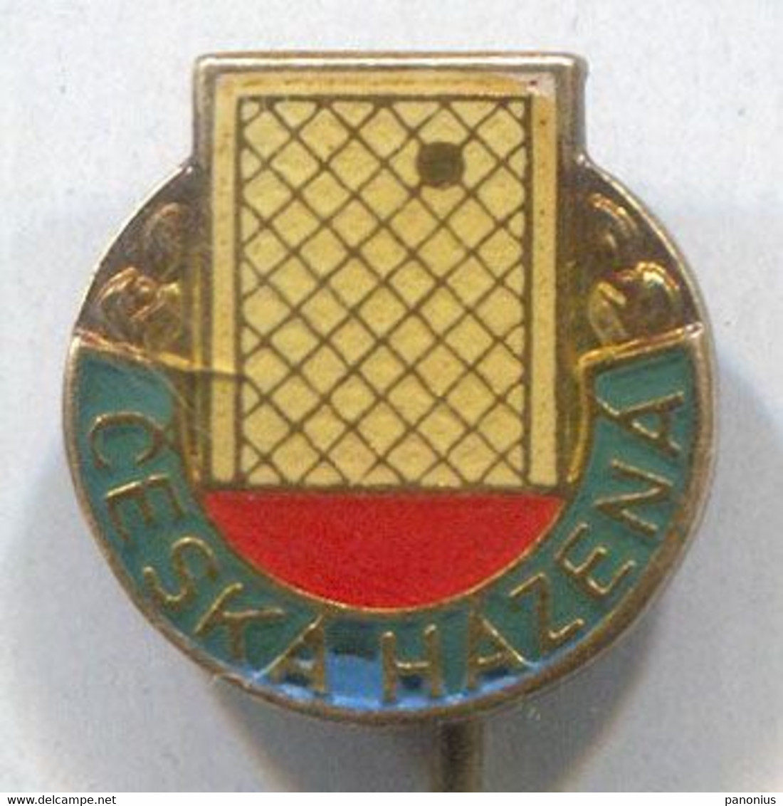 HANDBALL BALONMANO - Czech Republic Federation Association, Vintage Pin, Badge, Abzeichen - Handball