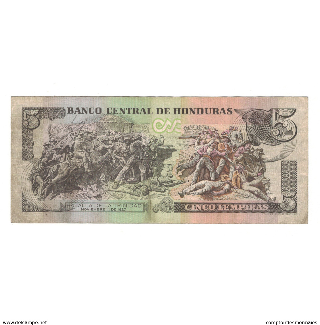 Billet, Honduras, 5 Lempiras, 2006, 2006-07-13, KM:91a, TB - Honduras
