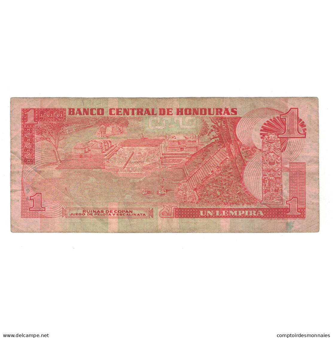 Billet, Honduras, 1 Lempira, 1984, 1984-10-18, KM:68b, B - Honduras