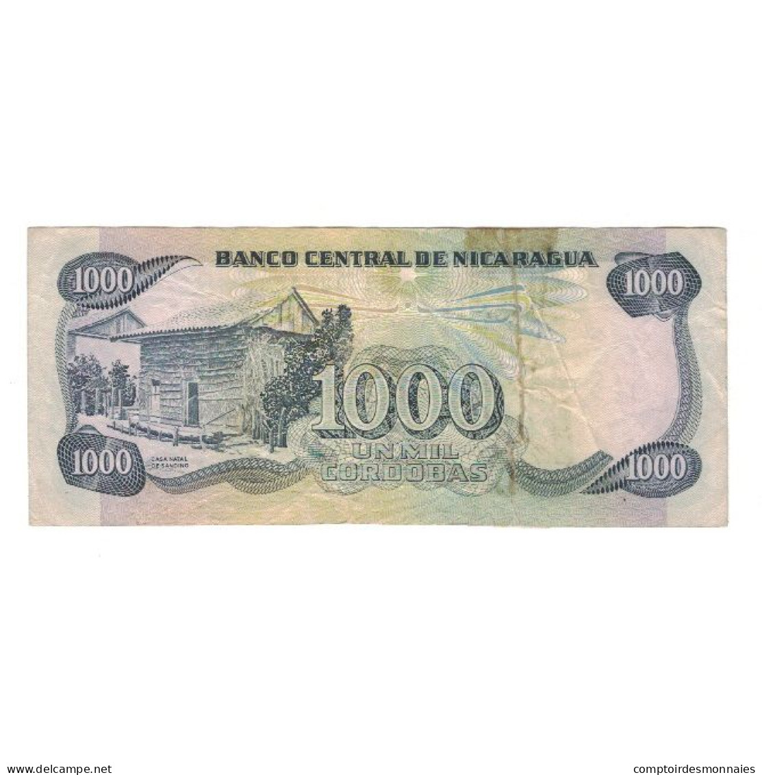 Billet, Nicaragua, 1000 Cordobas, KM:145b, B - Nicaragua