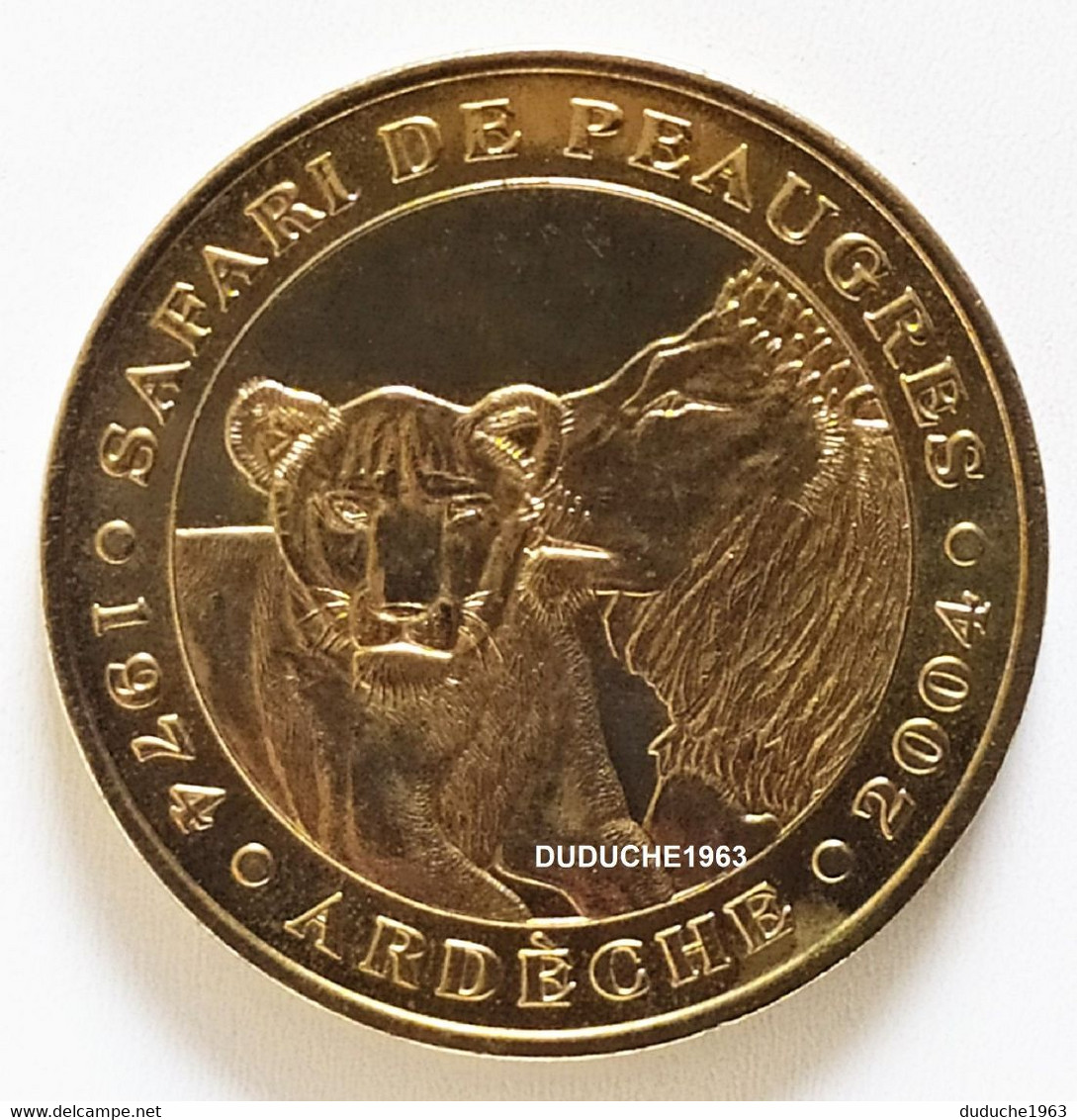 Monnaie De Paris 07.Peaugres - Safari Lions 2004 - 2004