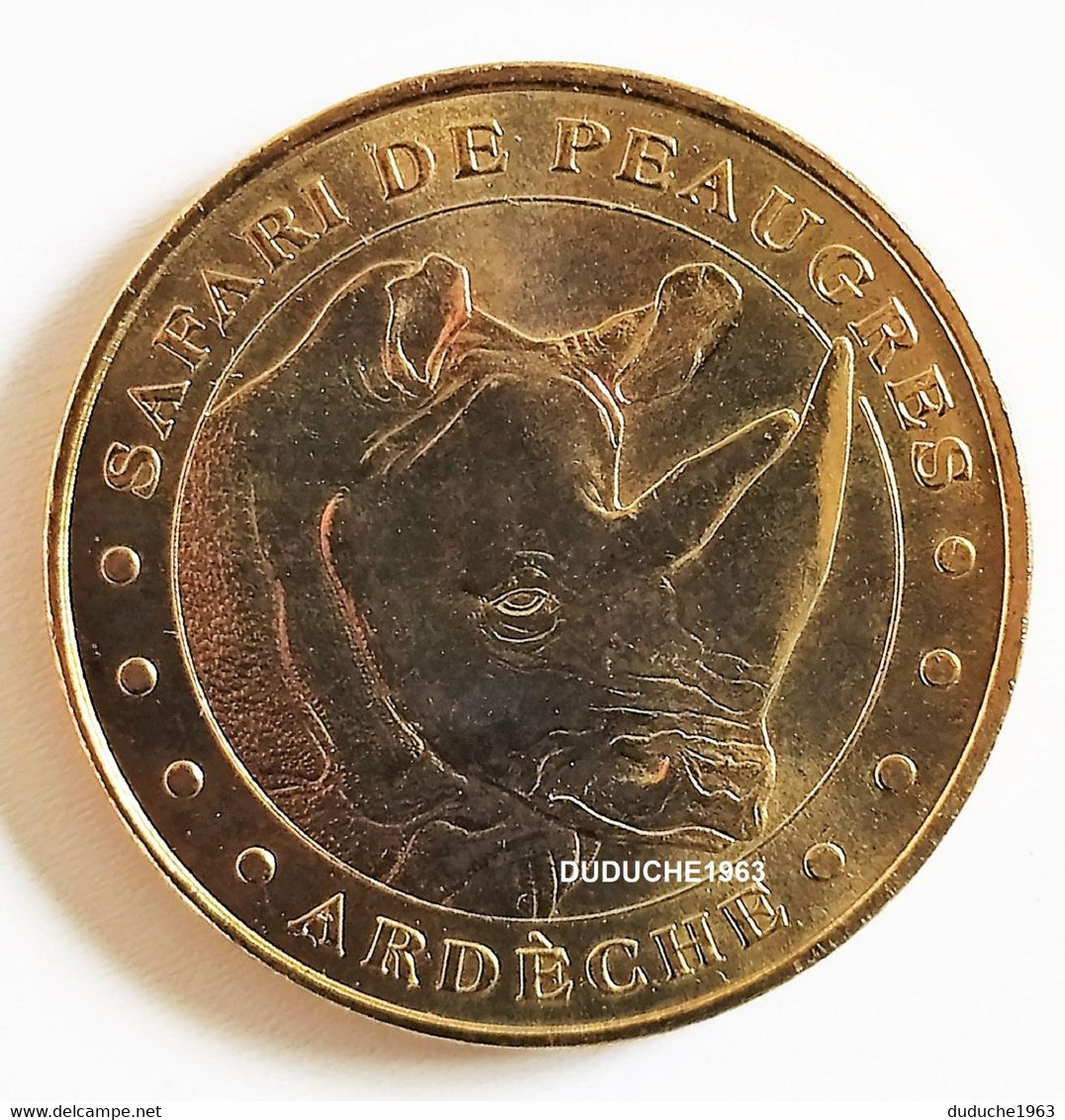 Monnaie De Paris 07.Peaugres - Safari Rhinocéros 2006 - 2006