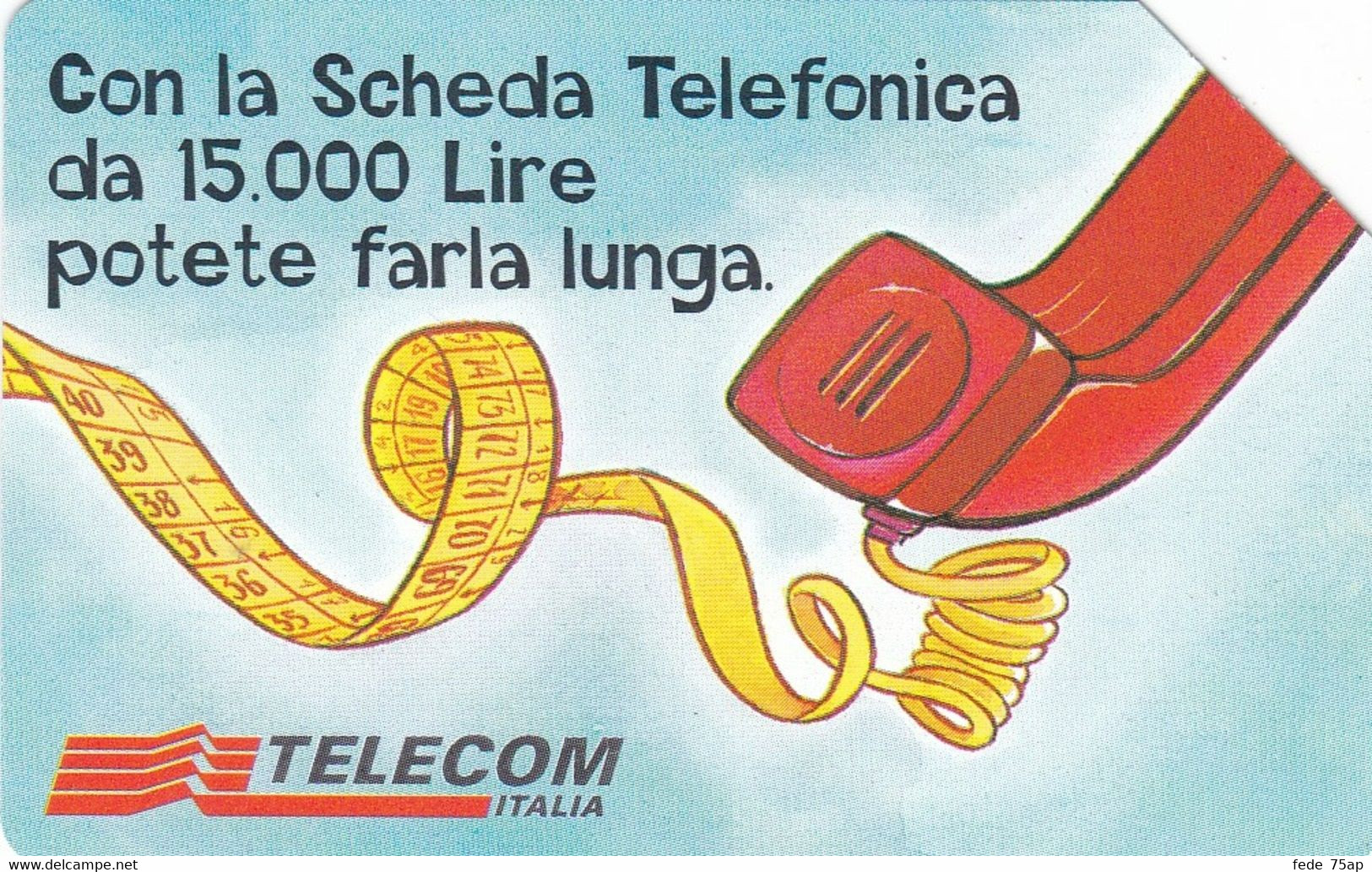 Scheda Telefonica TELECOM ITALIA "NON MISURATE LE PAROLE" - Catalogo Golden Lira Nr. 695, Usata - TELEFONI - Telephones