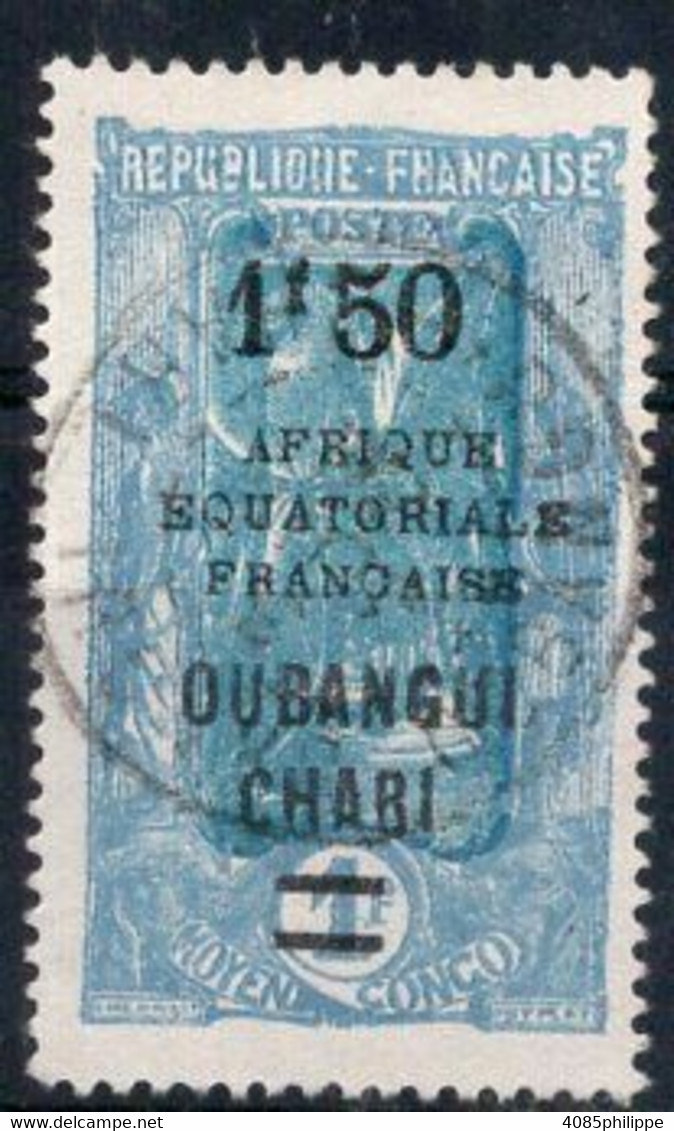 Oubangui Chari Timbre-Poste N°71 Oblitéré TB Cote 2€75 - Usati