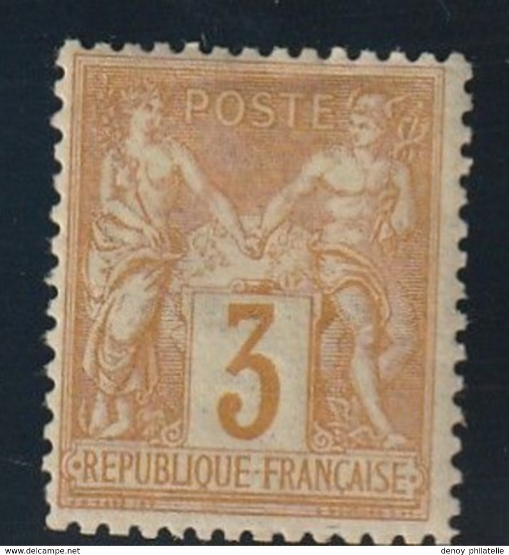 France Sage 86 , 3 Centimes Au Type I Trés Bon Centrage Neuf Charniere * Forte - 1898-1900 Sage (Type III)