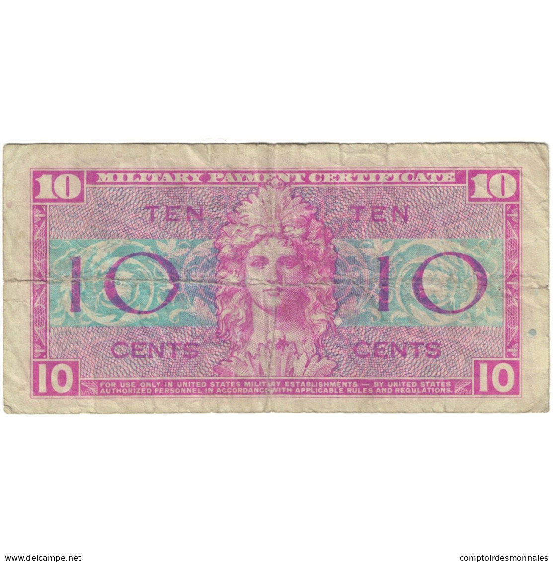 Billet, États-Unis, 10 Cents, 1954, KM:M30a, TB - 1954-1958 - Reeksen 521