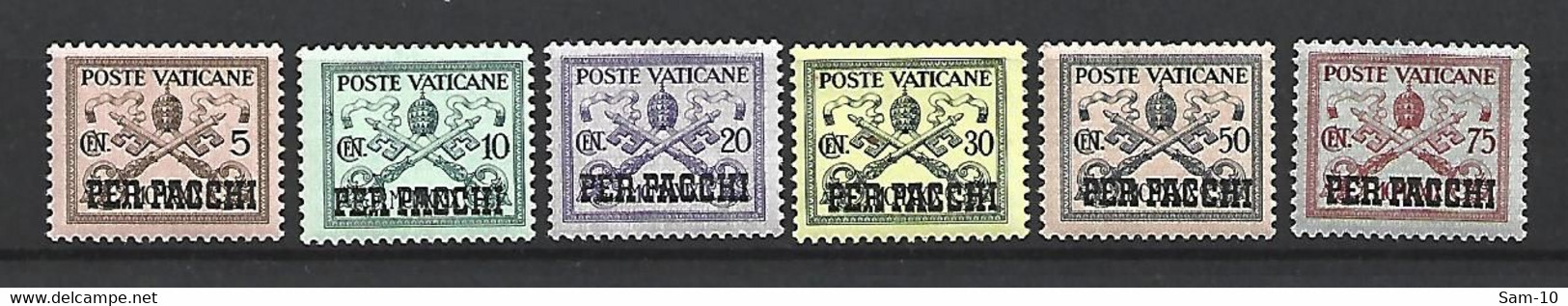 Timbre Du Vatican Colis Postaux Neuf **  N 1 / 2 / 3 / 5 / 6 / 7 - Parcel Post