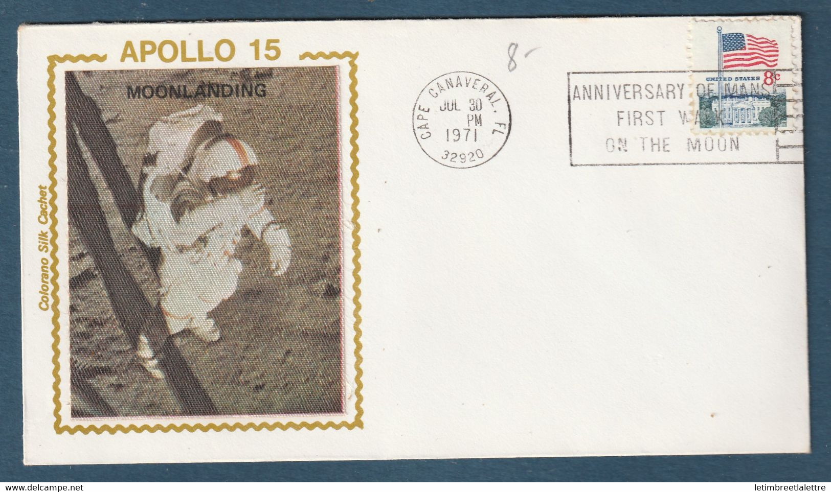 ✈️ Etats Unis - Premier Jour - FDC - Apollo 15 - Moonlanding - 1971 ✈️ - 1971-1980