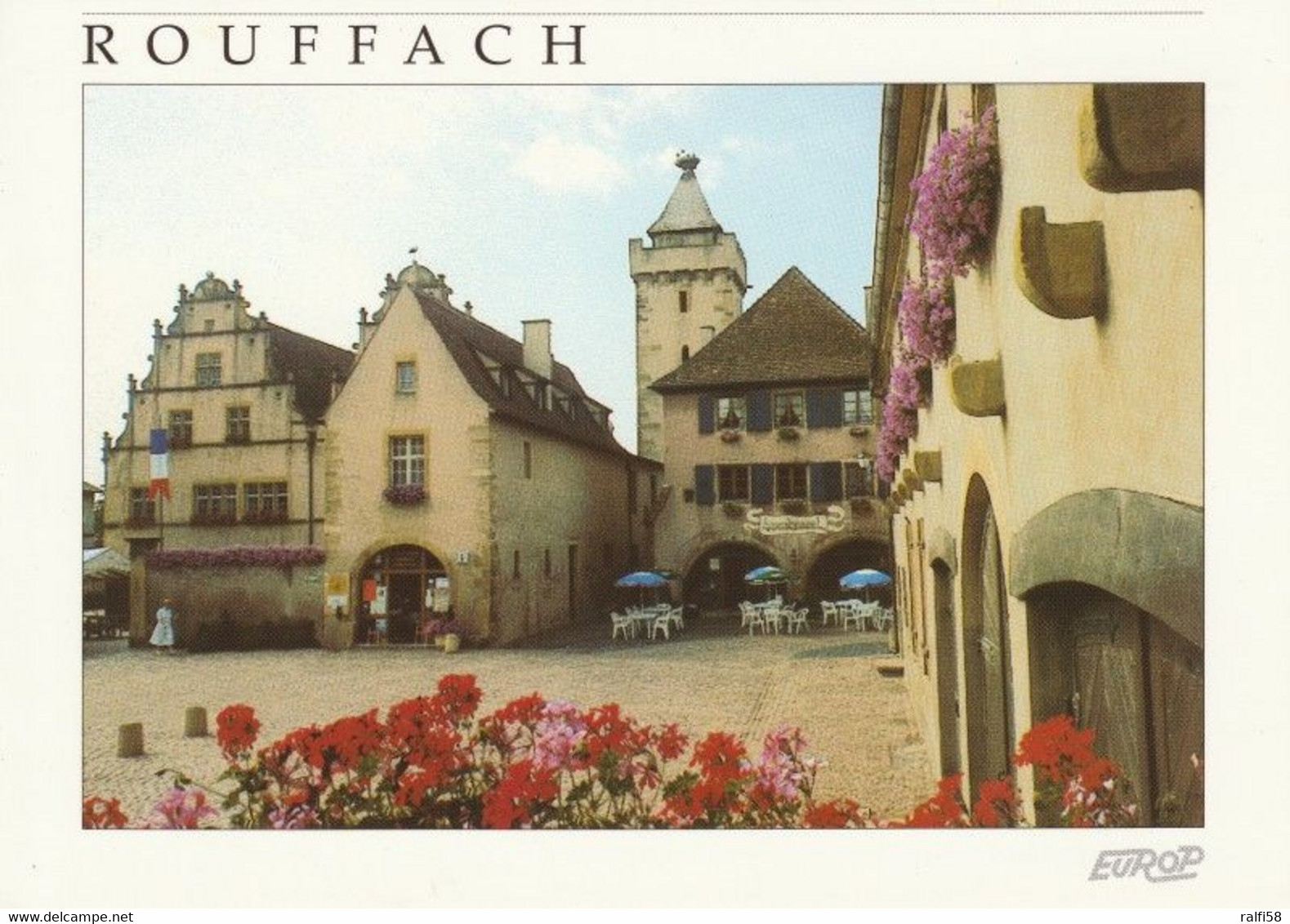 2 AK Frankreich * Rouffach Mit Dem Historischen Rathaus Und Dem Hexenturm Dieser Mit Storchennest * - Rouffach