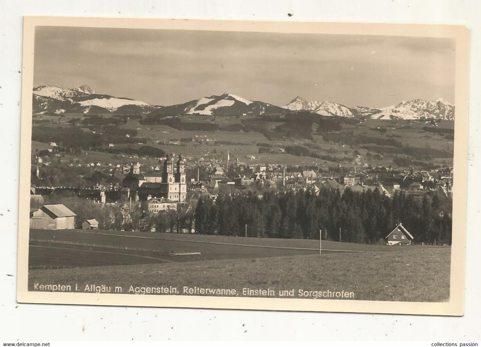 Cp, Allemagne , KEMPTEN I ALLGÄU M. Aggenstein,Reiterwanne, Einstein Und Sorgschrofen , Vierge - Kempten