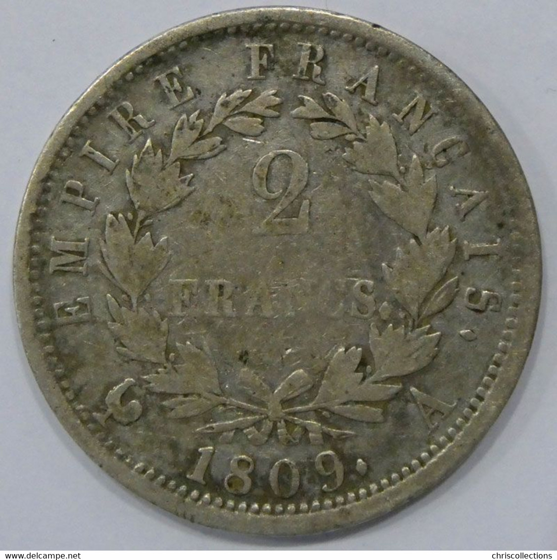 FRANCE - Napoléon I - 2 Francs 1809A - TB - Gad. : 501 - 2 Francs