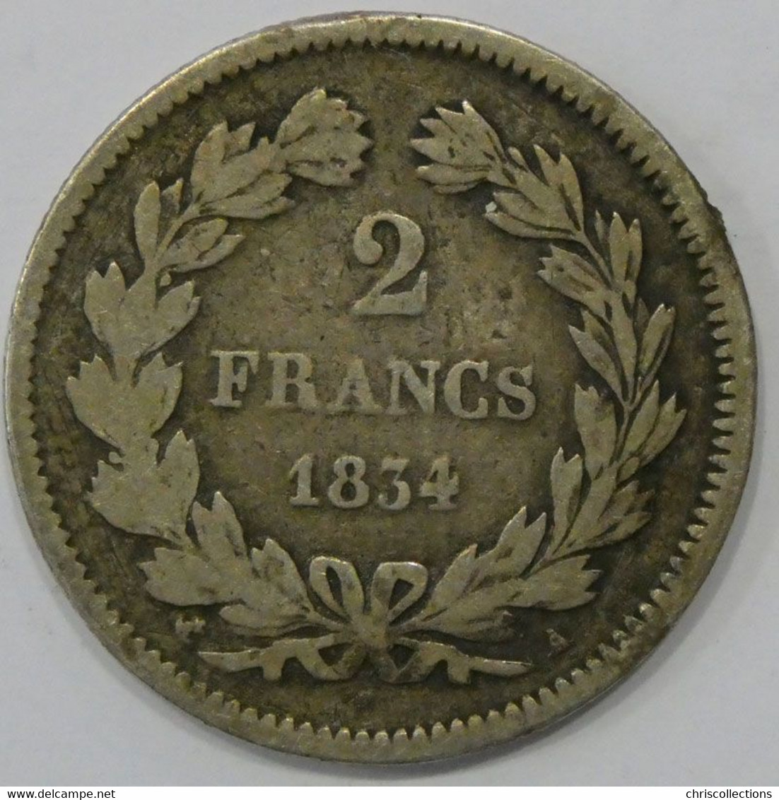 FRANCE - LOUIS PHILIPPE I - 2 Francs 1834A - TB - Gad. : 520 - 2 Francs