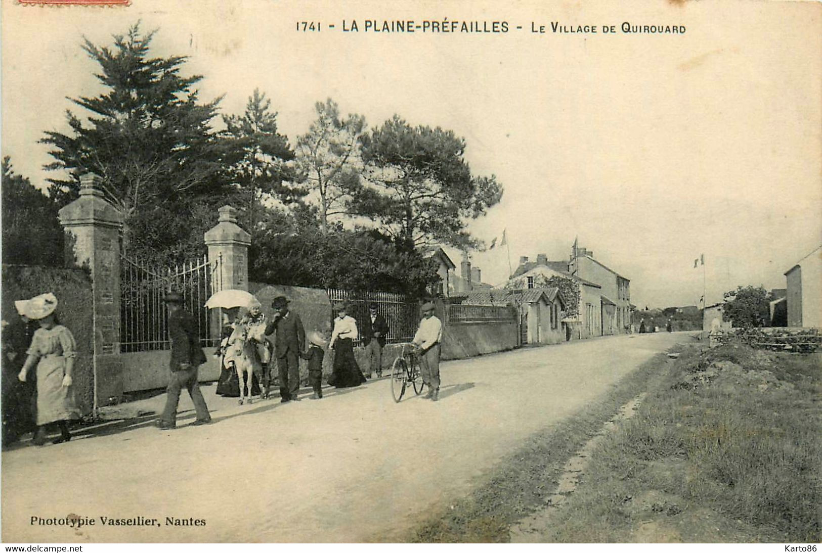 La Plaine Sur Mer * Préfailles * Rue Route Du Village De Quirouard - La-Plaine-sur-Mer