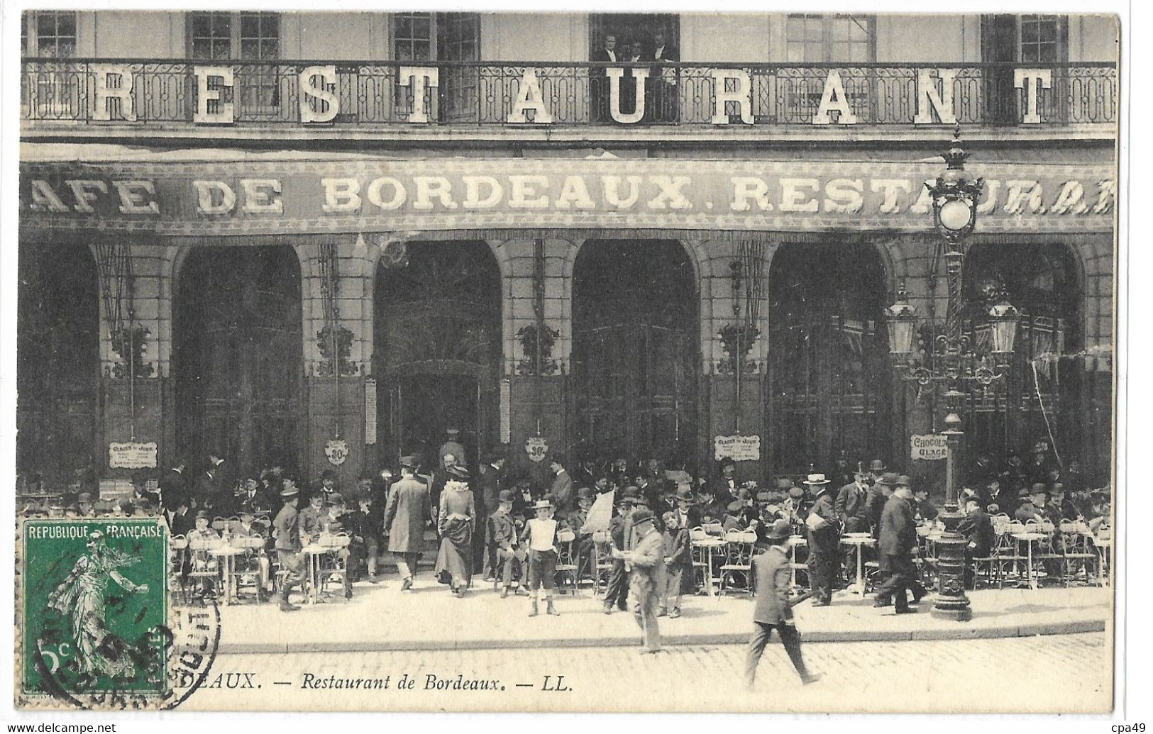 33  BORDEAUX  RESTAURANT   DE  BORDEAUX - Bordeaux