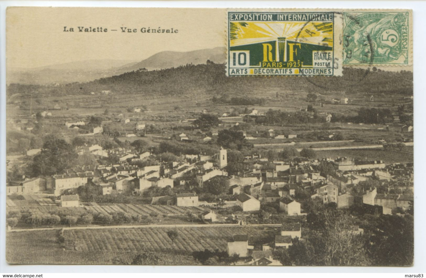 La Valette-  **Magnifique Cpa De 1925-** ( Plein D'autres Ventes Du 83 à Venir!) - La Valette Du Var