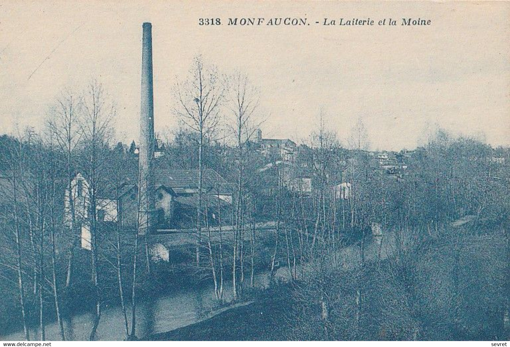 MONTFAUCON. - La Laiterie Et La Moine. Cliché RARE - Montfaucon