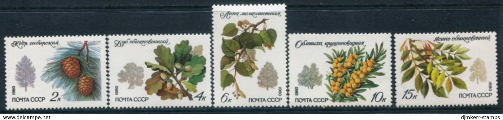 SOVIET UNION 1980 Protected Trees  MNH / **.  Michel 5002-06 - Neufs