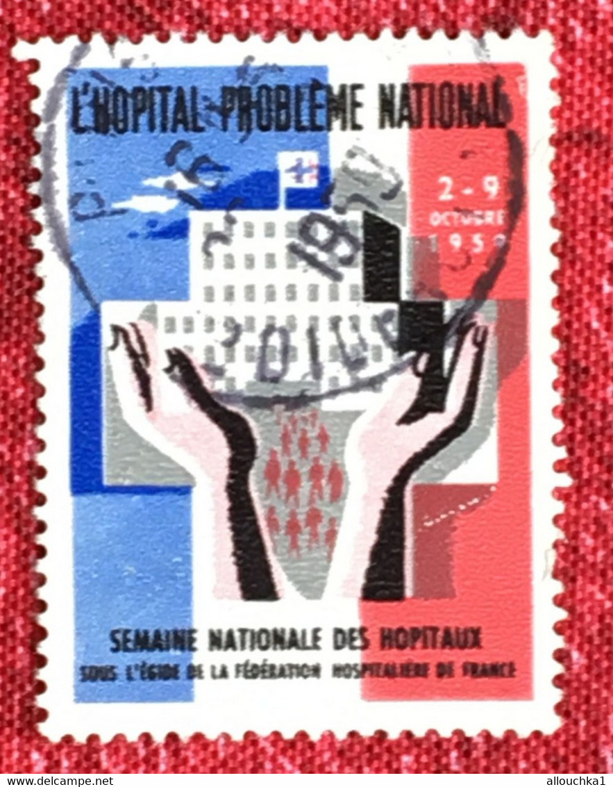 1959 Vignette L'hôpital Problème National-semaine Des Hôpitaux ⭐Erinnophilie,stamp,Timbre,Label,Sticker--Bollo-Viñeta - Red Cross