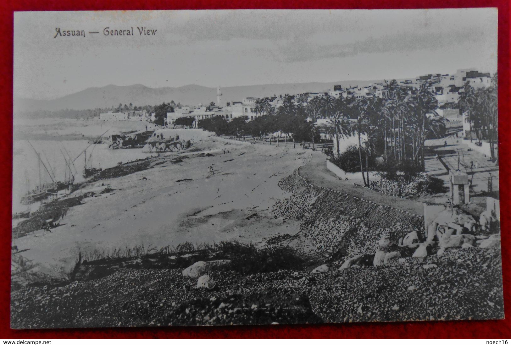 Old Postcard Assuan General Vieuw - Aswan
