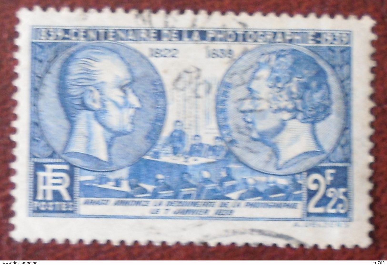 FRANKRIJK 1939 - Y.&T. 427 - 100 JAAR FOTOGRAFIE  - USED - Oblitérés