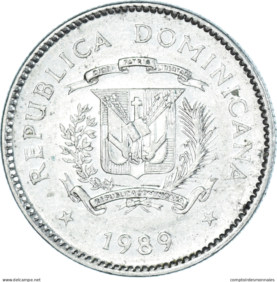 Monnaie, République Dominicaine, 10 Centavos, 1989 - Dominikanische Rep.