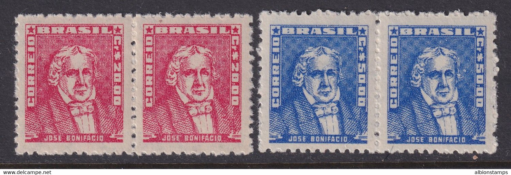 Brazil, Scott 800-801, MNH Pairs - Unused Stamps