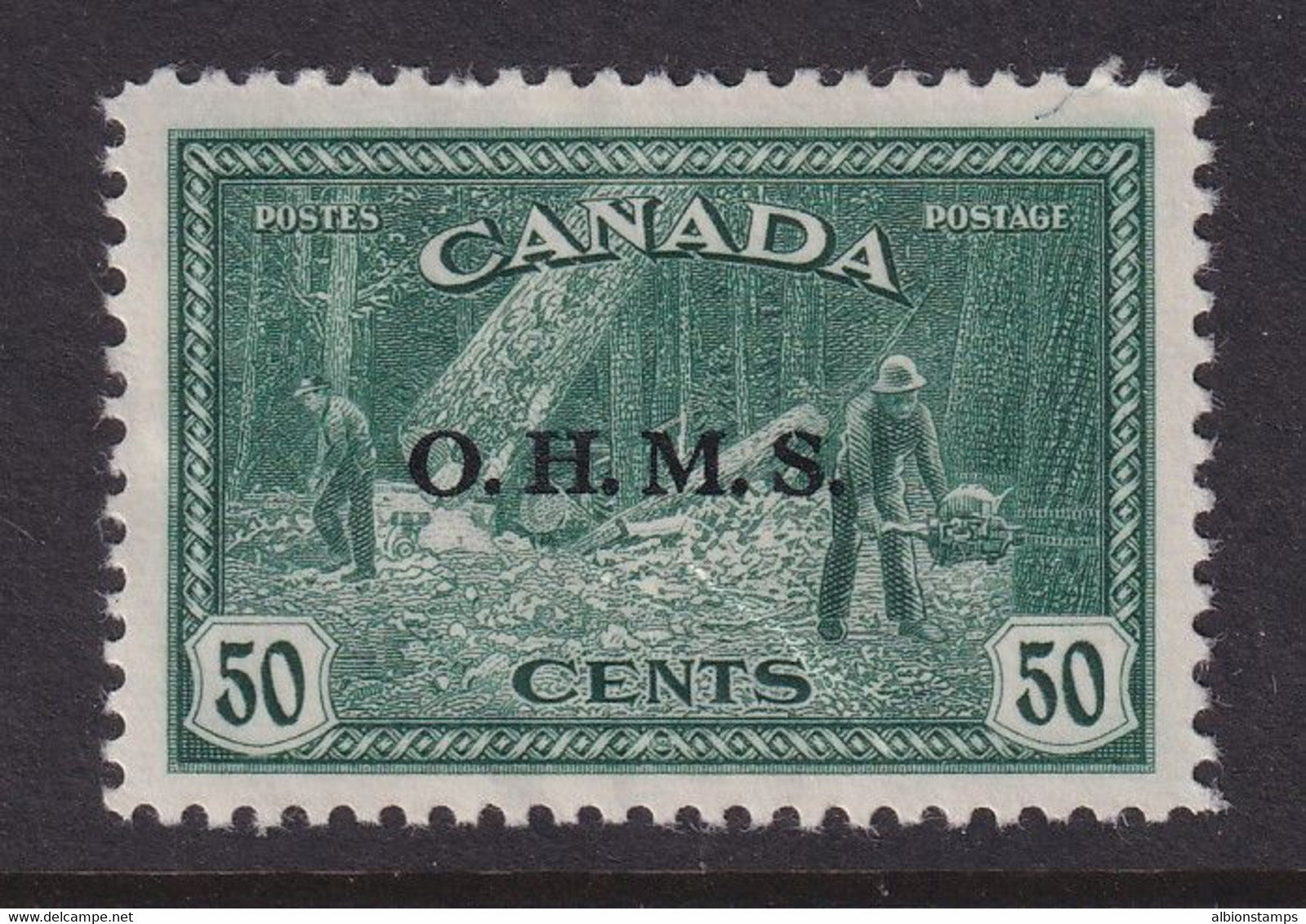 Canada, Scott O9, MHR - Aufdrucksausgaben