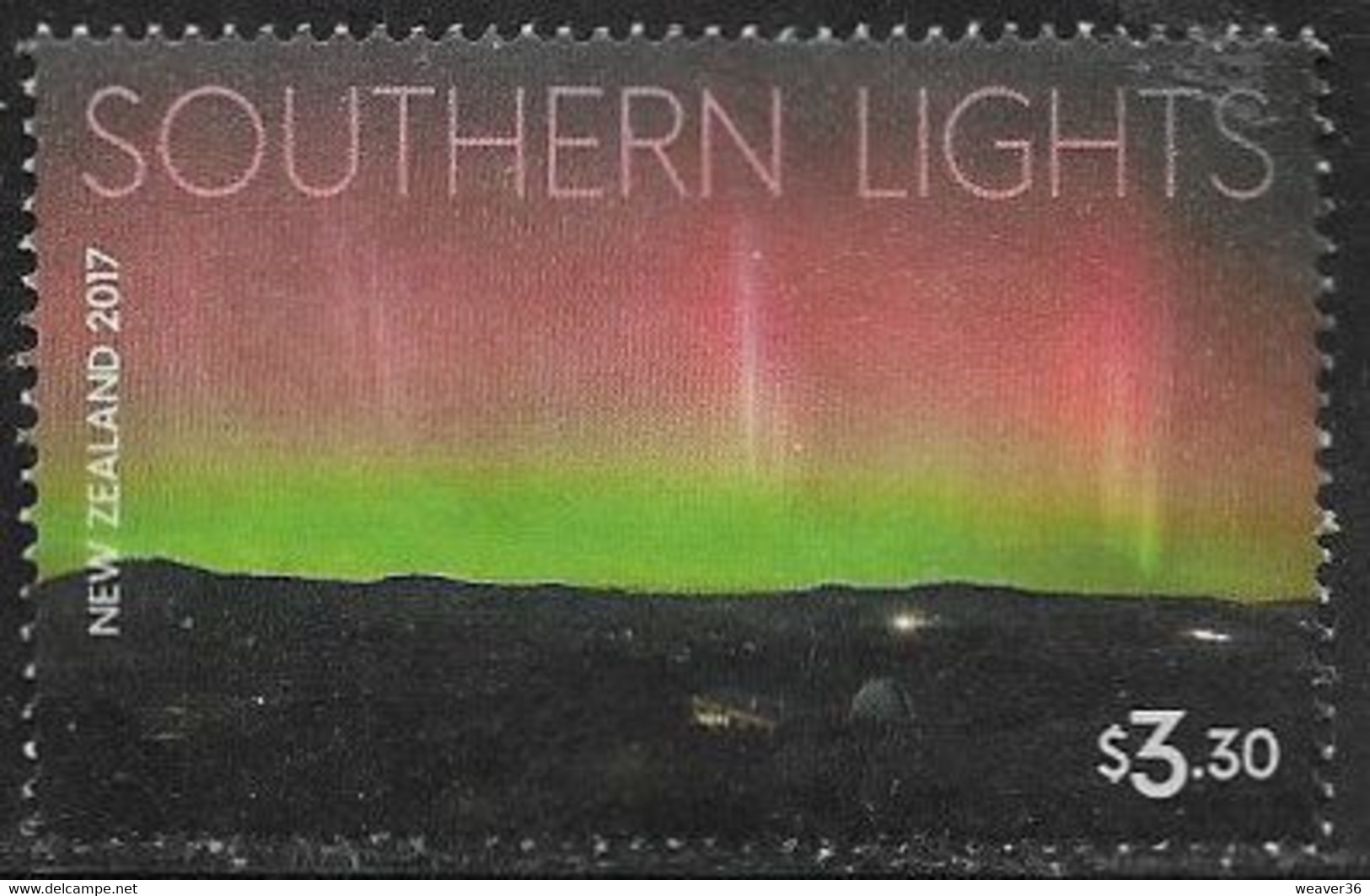 New Zealand SG3871 2017 Southern Lights $3.30 Good/fine Used [38/31289A/NDE] - Used Stamps