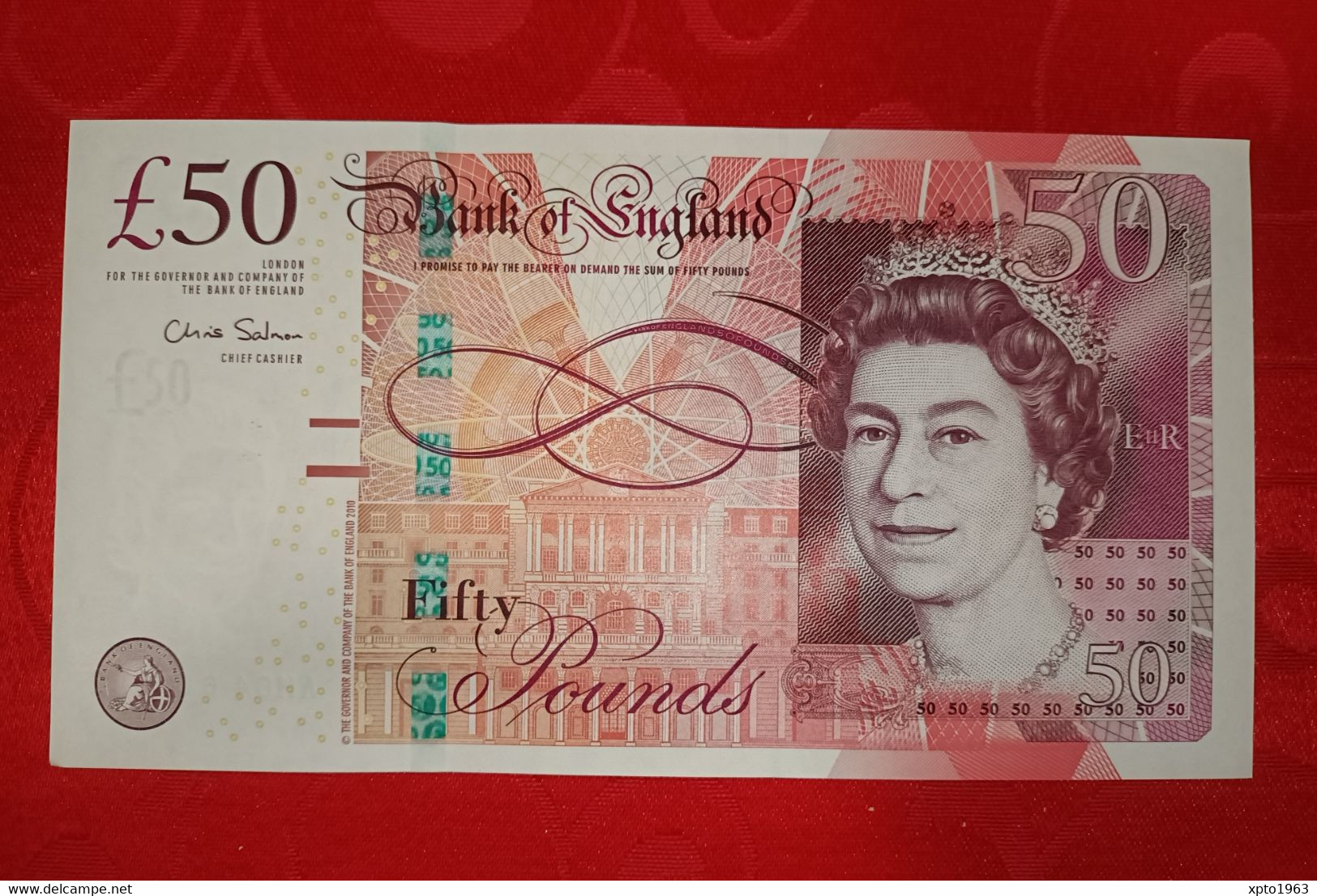 GREAT BRITAIN 50 POUNDS 2010 P-393a UNC SIGN: C. SALMON - 50 Pounds