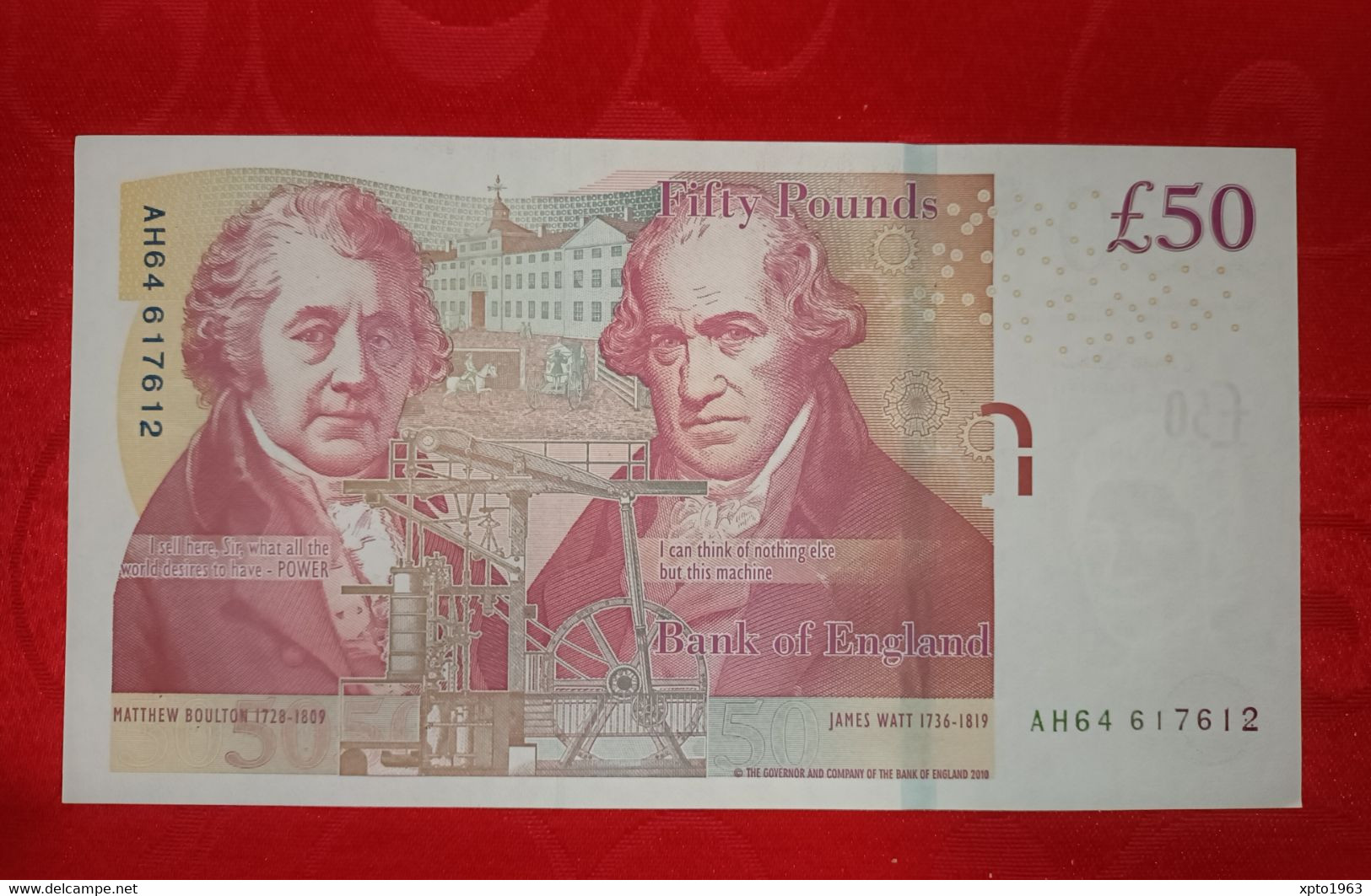 GREAT BRITAIN 50 POUNDS 2010 P-393a UNC SIGN: C. SALMON - 50 Pond