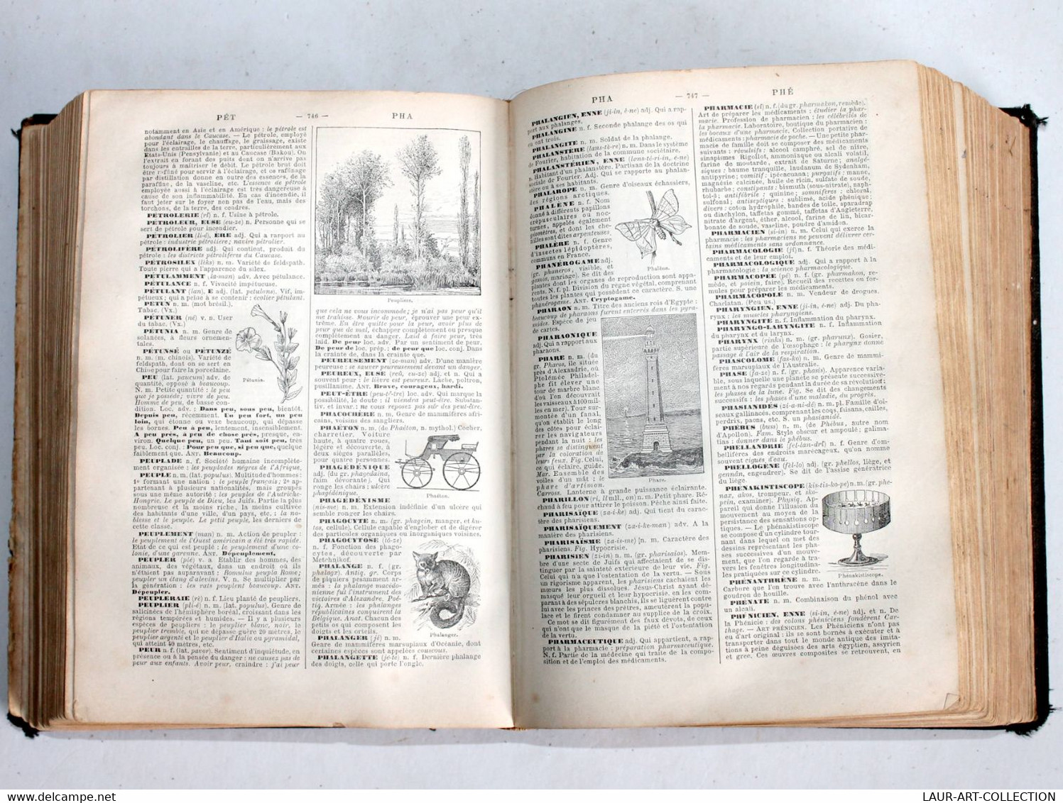 PETIT LAROUSSE ILLUSTRÉ NOUVEAU DICTIONNAIRE ENCYCLOPEDIQUE 10e Ed. De AUGE 1906     (30-310822.2) - Encyclopédies