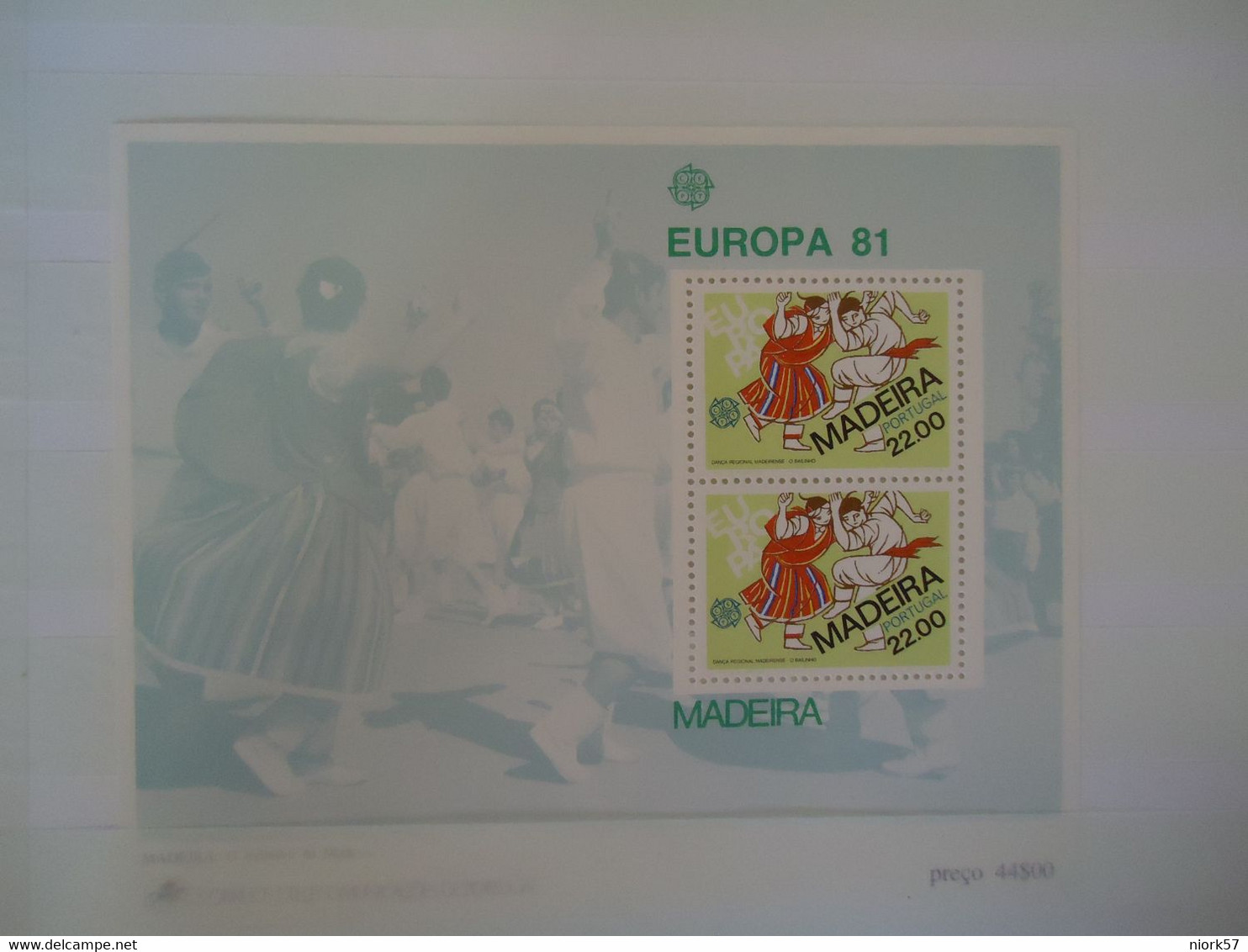 MADEIRA PORTUGAL MINT SHEET  EUROPA 81 - Andere & Zonder Classificatie