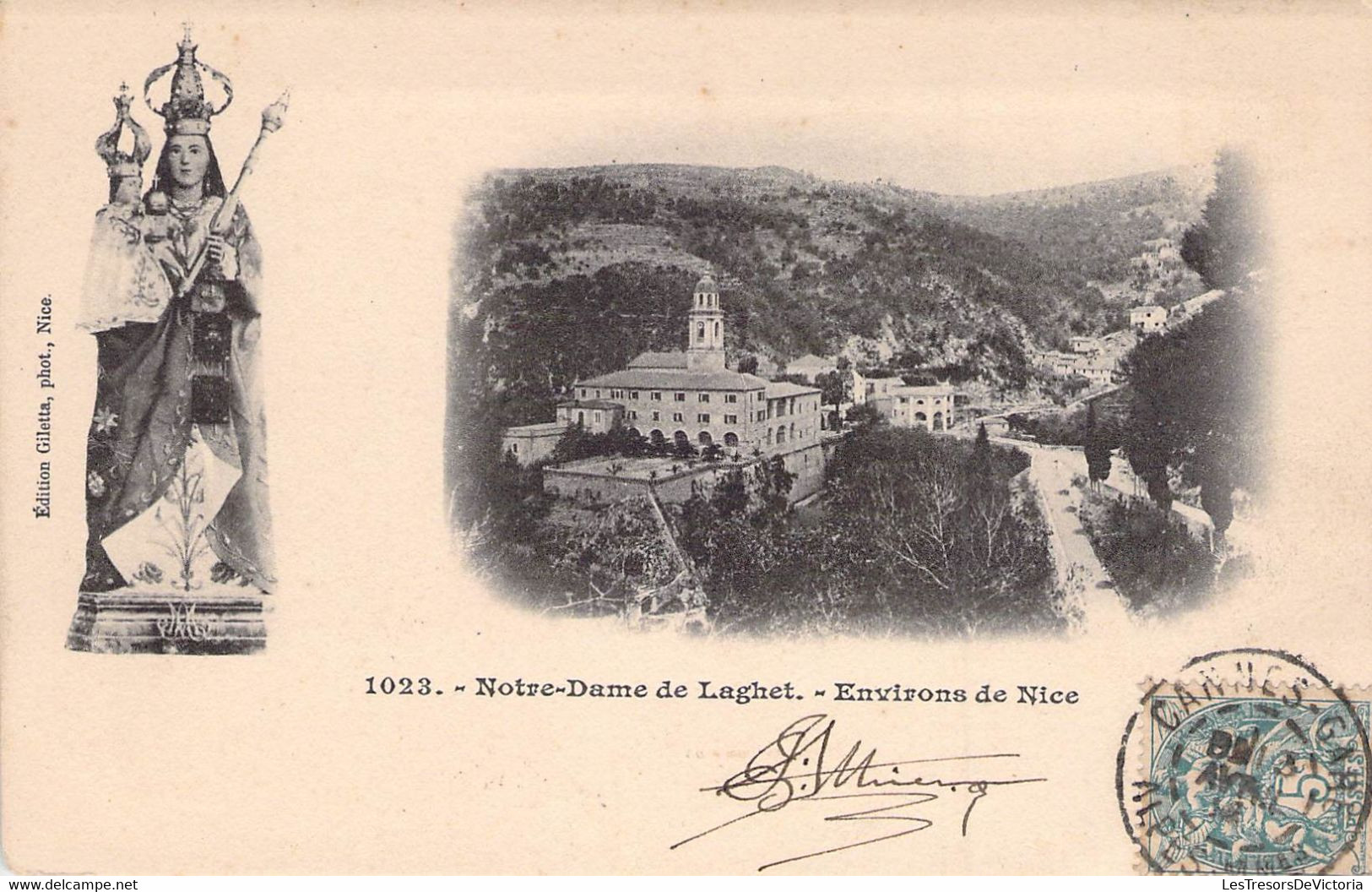 CPA - 06 - NOTRE DAME DE LAGHET - ENVIRONS DE NICE - Edition GILETTA NICE - Carte Précurseur - Dos Non Divisé - Otros & Sin Clasificación