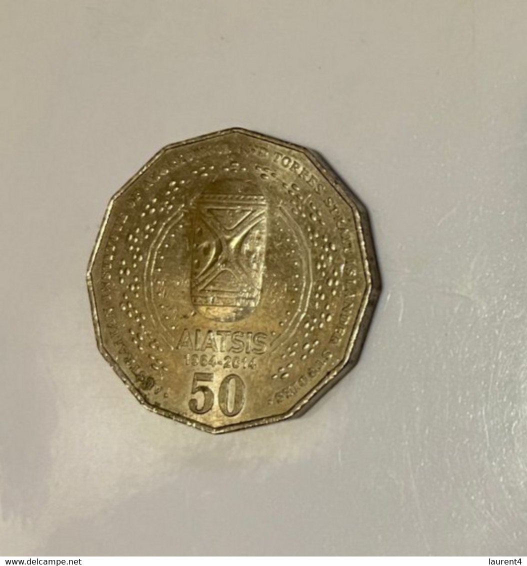 (1 K 25) Australia "collector Limited Edition" Coin - AIATSIA - 50 Cents Coin - Issued In 2014 - Autres – Océanie