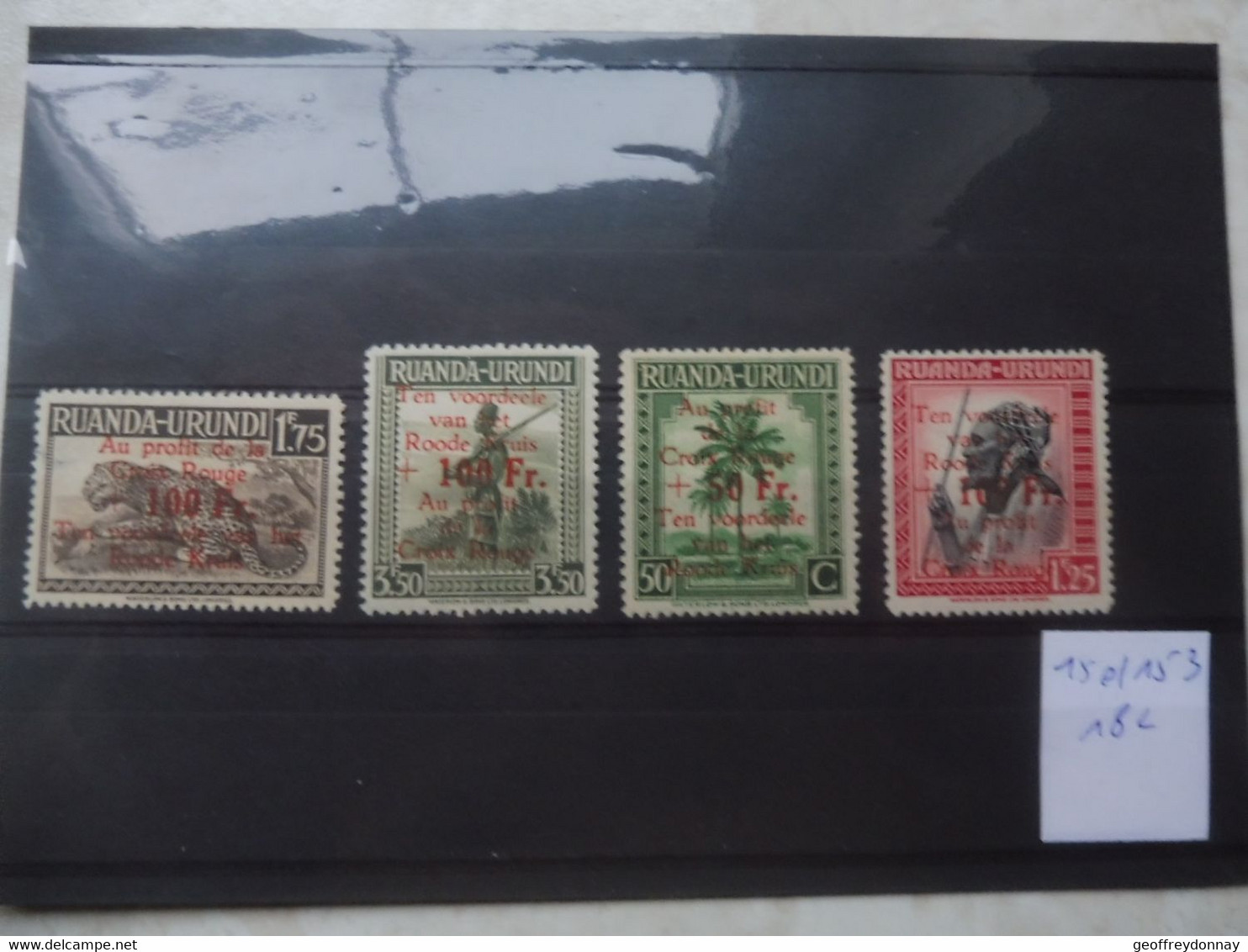 Ruanda Urundi 150/153 Roode Kruis Croix Rouge Mnh Neuf ** Perfect Parfait - Neufs