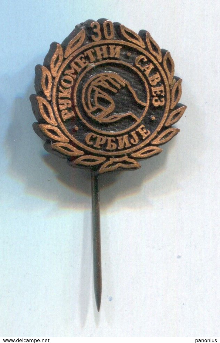 Handball Balonmano - Serbia Federation Association, Vintage Pin Badge Abzeichen - Handball