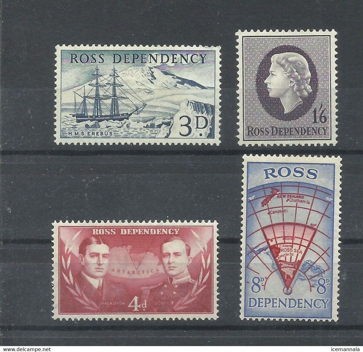 ROSS  DEPENDENCY   YVERT  1/4    MH  * - Unused Stamps