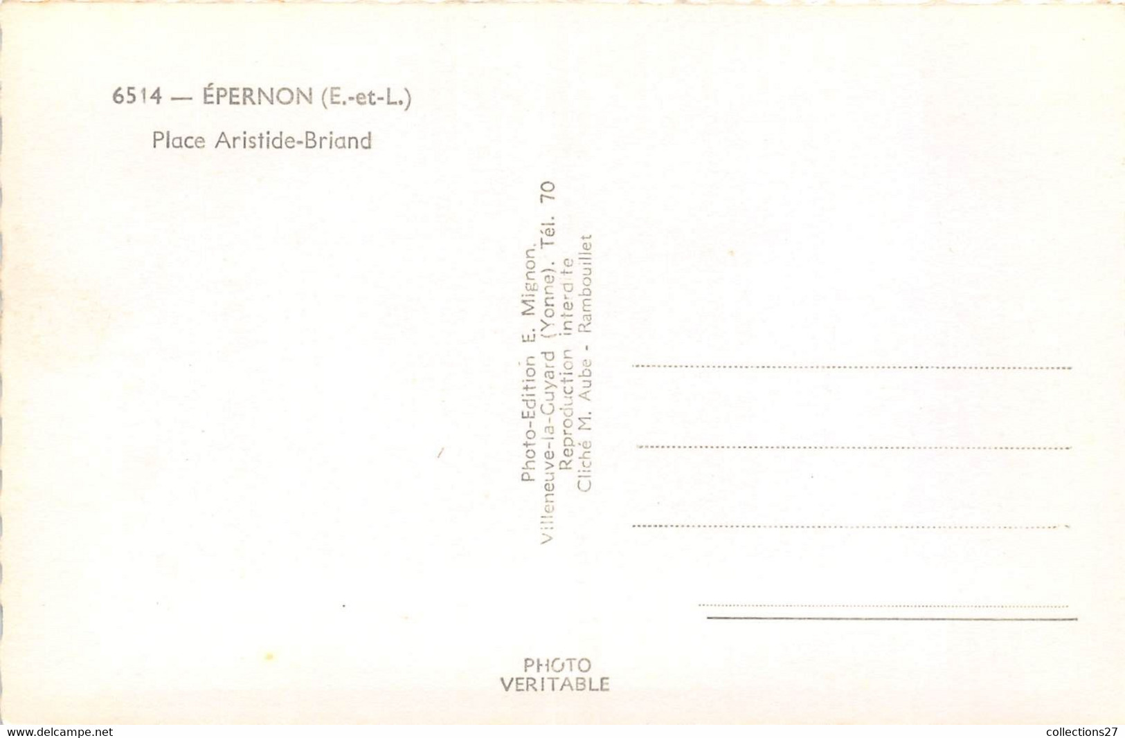28-EPERNON- PLACE ARISTIDE-BRIAND - Epernon