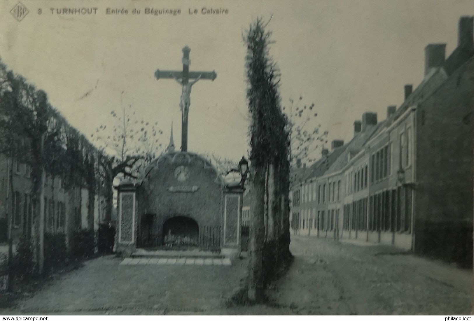 Turnhout // Entree Du Beguinage - Le Calvaire  1908 Ed. SBp - Turnhout