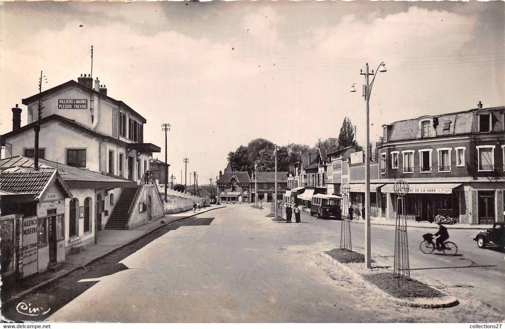 94-VILLIERS-SUR-MARNES- PLACE DE LA GARE - Villiers Sur Marne