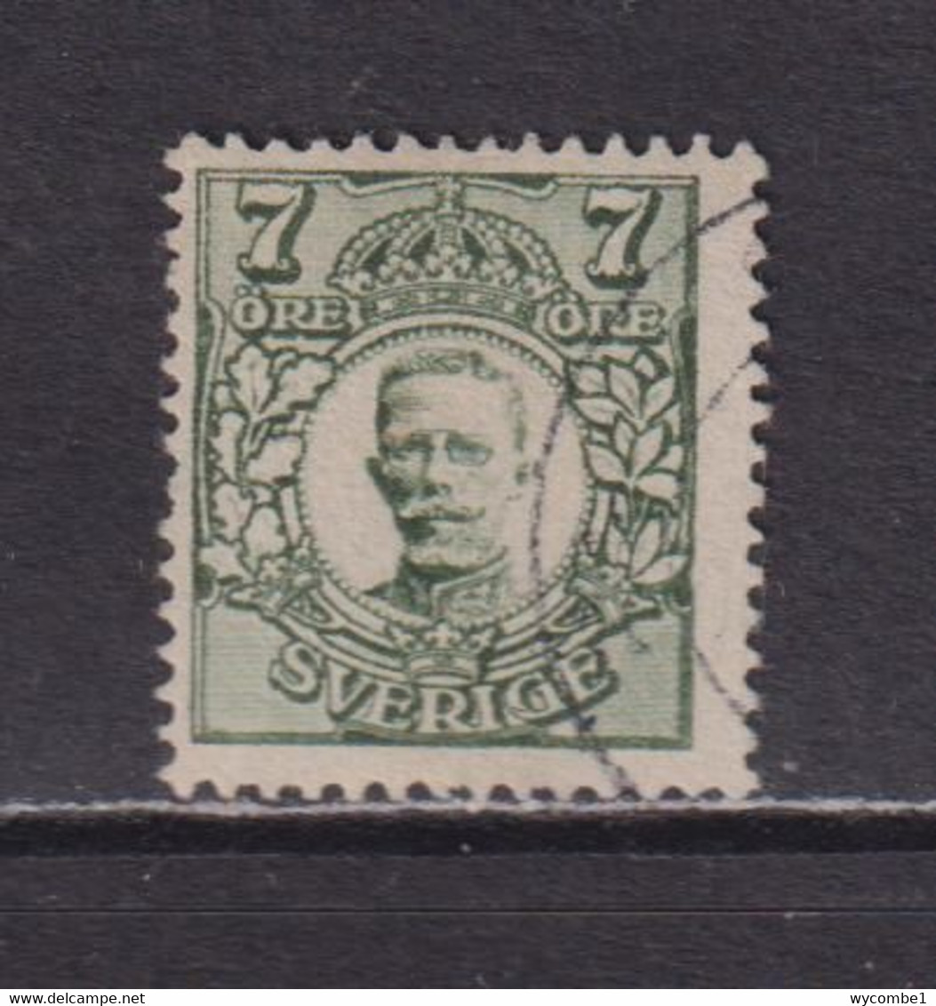 SWEDEN - 1911-19 Gustav V No Wm 7o Used As Scan - Neufs