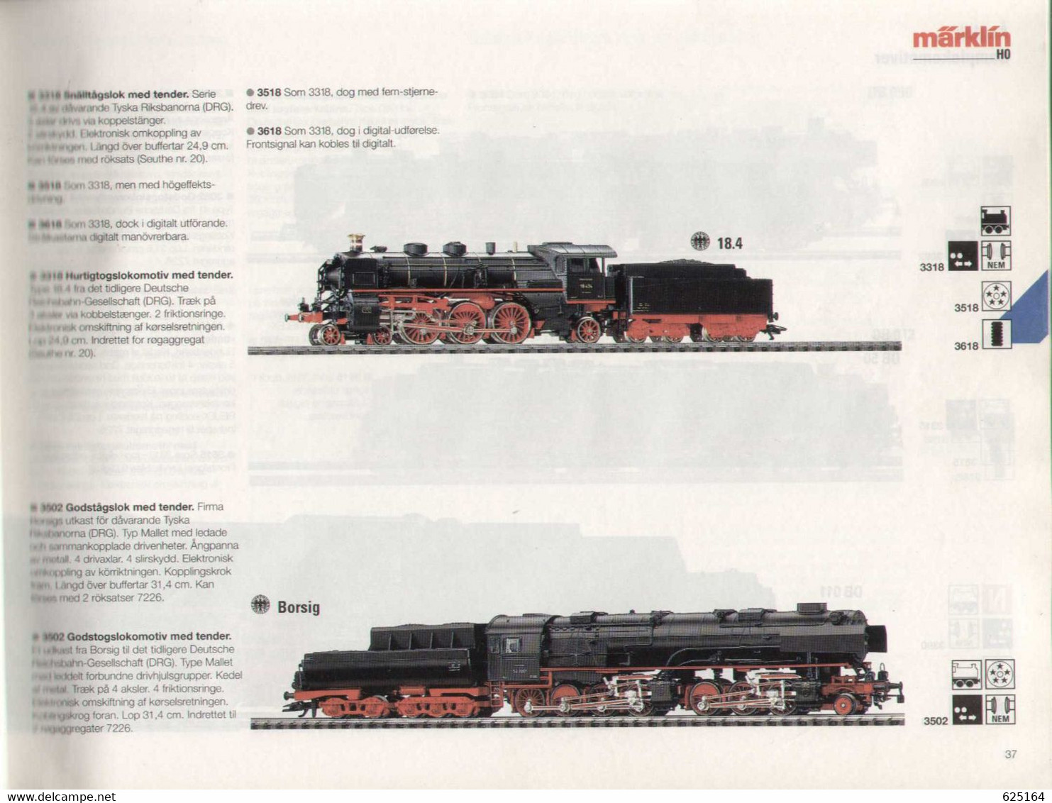 Catalogue MÄRKLIN 1991/92 Samlet Gesamtkatalog Auf Schwedisch Und Dänisch - En Suédois Et Danois - Sin Clasificación