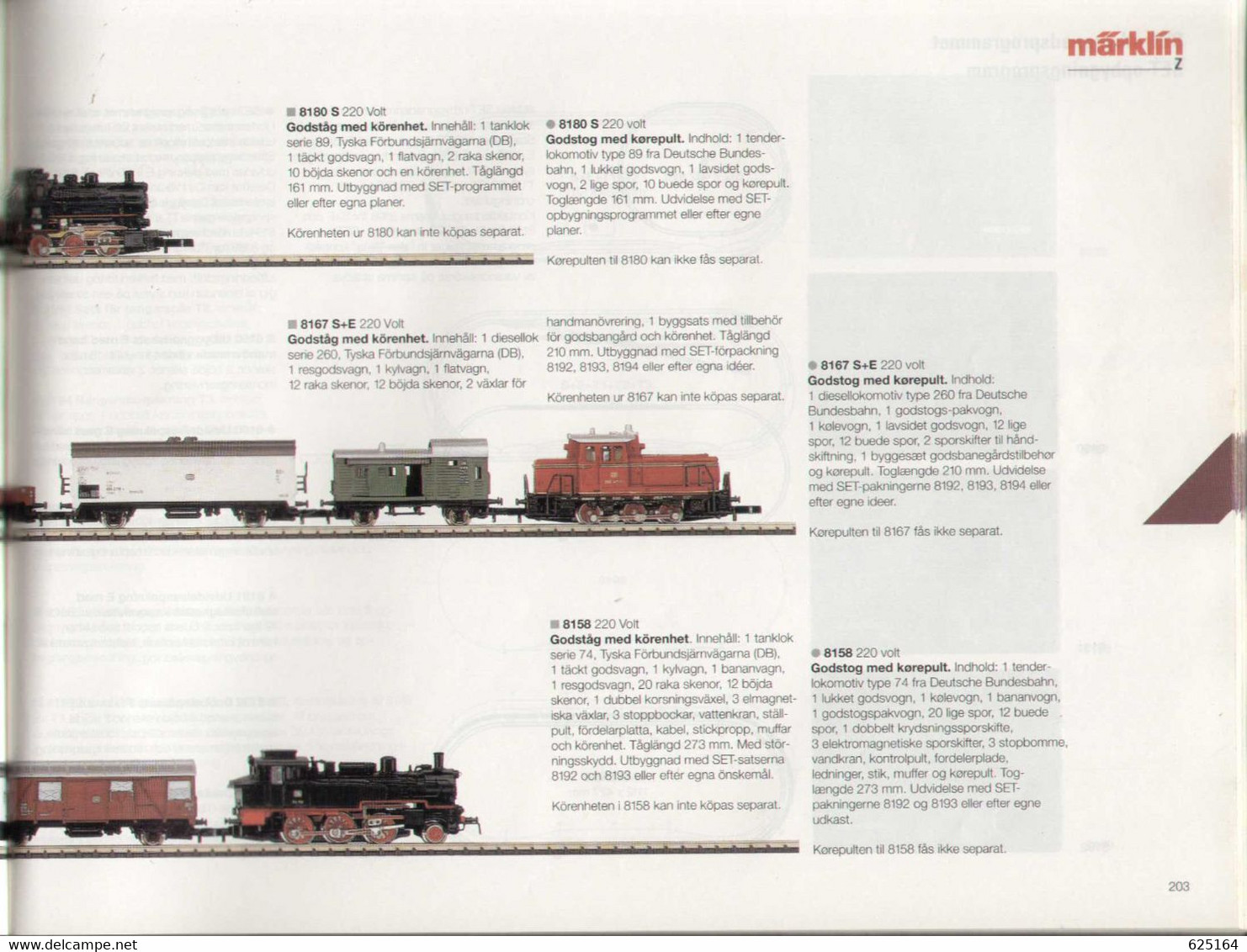 Catalogue MÄRKLIN 1991/92 Samlet Gesamtkatalog Auf Schwedisch Und Dänisch - En Suédois Et Danois - Unclassified